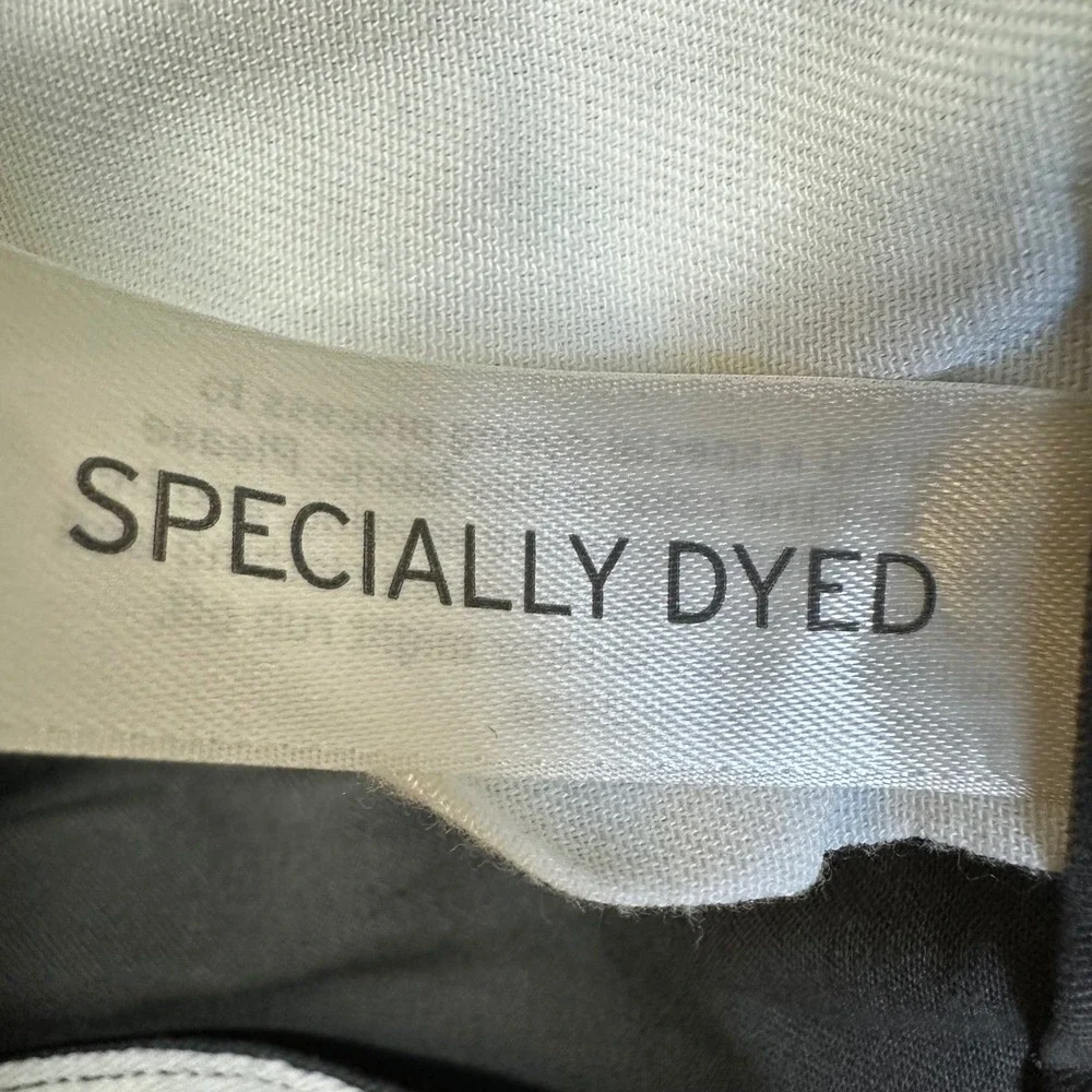 Eddie Bauer Chino Pants Mens Size 38x30 Dark Gray Slim Fit Specially Dyed